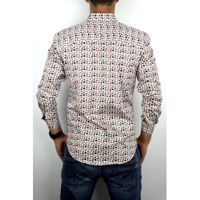 GIOVANNI PERA Koszula męska GP908 PĄCZKI | Sklep GriShop.eu | Koszule