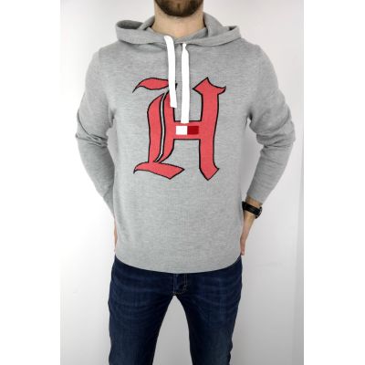 TOMMY HILFIGER HAMILTON sweter/bluza męska, szara SWTH40 | Grishop | Swetry