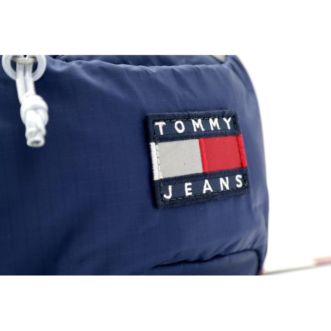 Tommy Hilfiger Nerka Torba damska męska granat czerwień T01 | Grishop | Galanteria i dodatki