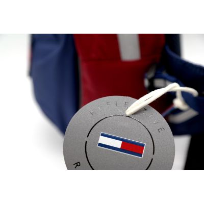 Tommy Hilfiger Nerka Torba damska męska granat czerwień T01 | Grishop | Galanteria i dodatki