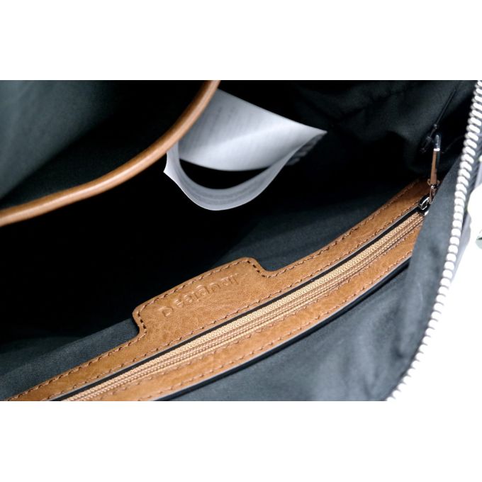 DESIGUAL Torebka torba damska beżowa czarna 2w1 TODS22 | Sklep GriShop.eu | Galanteria i dodatki