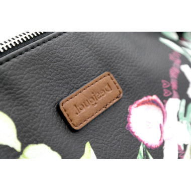 DESIGUAL Torebka torba damska beżowa czarna 2w1 TODS22
