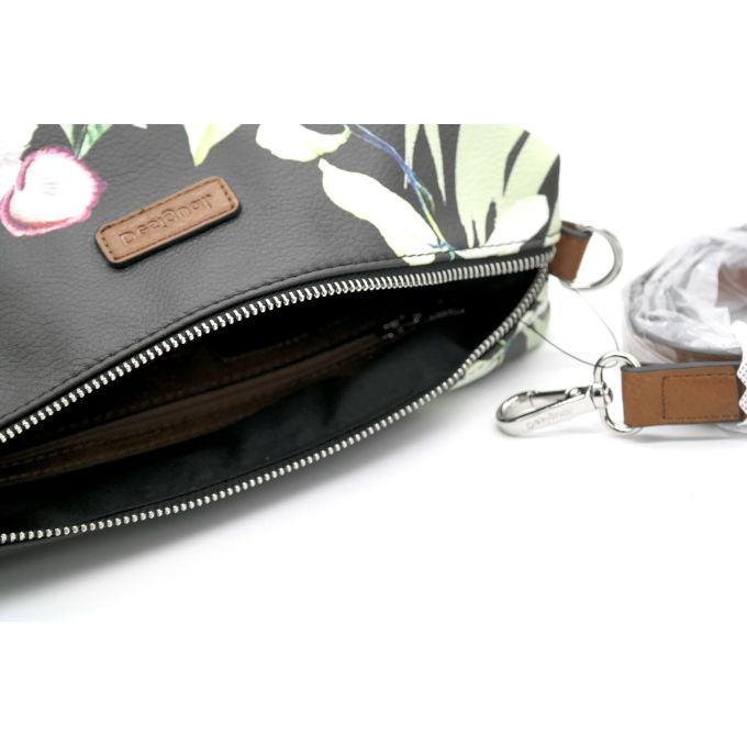 DESIGUAL Torebka torba damska beżowa czarna 2w1 TODS22 | Sklep GriShop.eu | Galanteria i dodatki