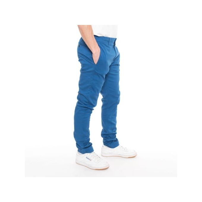 TOMMY HILFIGER Spodnie chinosy męskie niebieskie STH04 | Sklep GriShop.eu | Spodnie