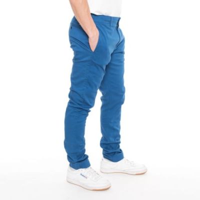 TOMMY HILFIGER Spodnie chinosy męskie niebieskie STH04 | Sklep GriShop.eu | Spodnie