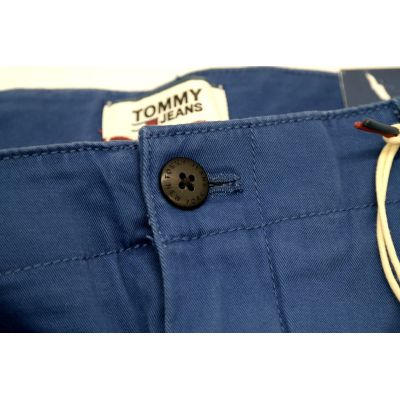 TOMMY HILFIGER Spodnie chinosy męskie niebieskie STH04 | Sklep GriShop.eu | Spodnie