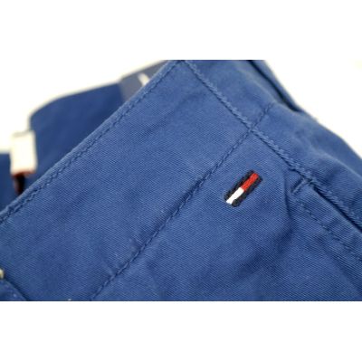 TOMMY HILFIGER Spodnie chinosy męskie niebieskie STH04 | Sklep GriShop.eu | Spodnie