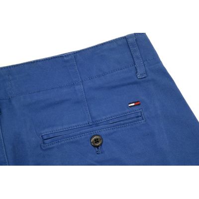 TOMMY HILFIGER Spodnie chinosy męskie niebieskie STH04 | Sklep GriShop.eu | Spodnie