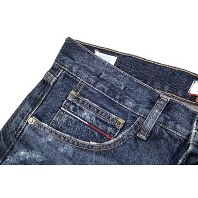 TOMMY HILFIGER Spodnie męskie jeansy granat STH05 | Sklep GriShop.eu | Jeansy
