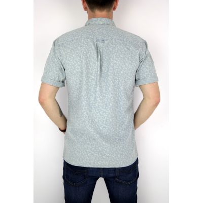 SELECTED HOMME Koszula męska krótki rękaw błękit KSH08 | Sklep GriShop.eu | Koszule