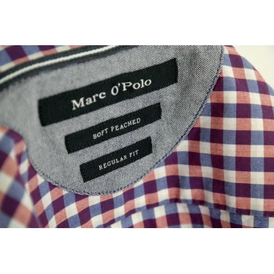 MARC O'POLO Koszula męska krótki rękaw krata KMP11 | Sklep GriShop.eu | Koszule