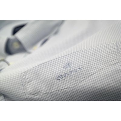 GANT Koszula męska krata niebieska KGT05 | Sklep GriShop.eu | Koszule