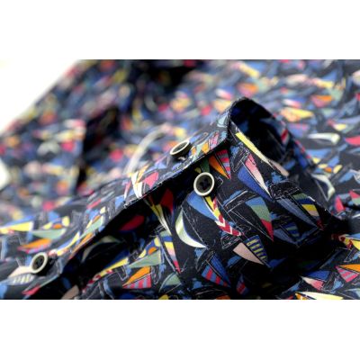 MCQUEEN Koszula męska MC035 żaglówki granat | Sklep GriShop.eu | Koszule