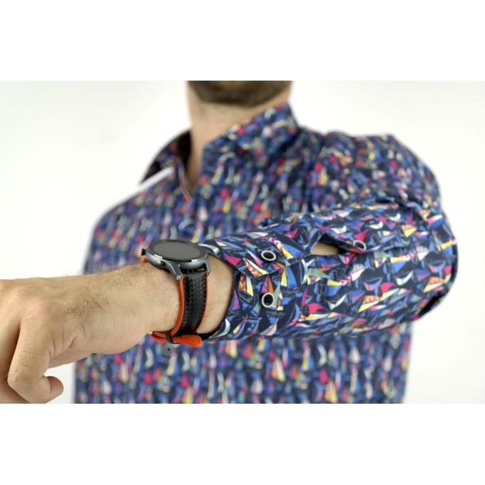 MCQUEEN Koszula męska MC035 żaglówki granat | Sklep GriShop.eu | Koszule