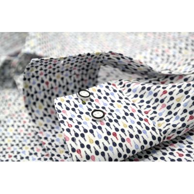 MCQUEEN Koszula męska MC047 biała paletki | Sklep GriShop.eu | Koszule