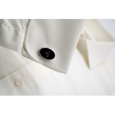 DANIEL BESSI Koszula męska na spinki krem fb018 | Sklep GriShop.eu | Koszule