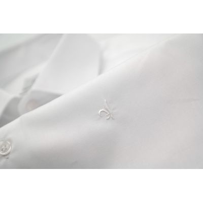 DANIEL BESSI Koszula męska na spinki biała fb002 | Sklep GriShop.eu | Koszule