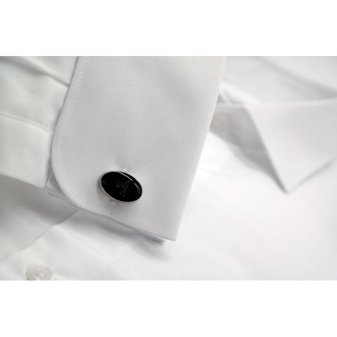 DANIEL BESSI Koszula męska na spinki biała fb002 | Sklep GriShop.eu | Koszule
