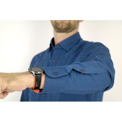 DANIEL BESSI Koszula męska fb836 morski napy | Sklep GriShop.eu | Koszule