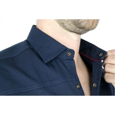 DANIEL BESSI Koszula męska fb837 granat napy | Sklep GriShop.eu | Koszule