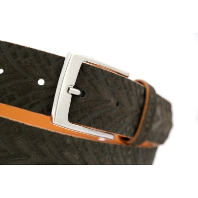 SPARCO pasek męski skóra rozmiar do 110cm brąz-pomarańcz | Sklep GriShop.eu | Galanteria i dodatki
